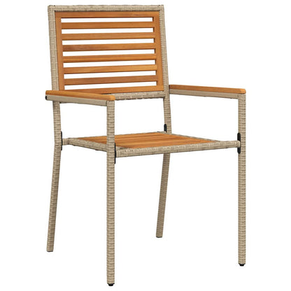 Conjunto De Comedor De Jardín 9 Pcs Y Marrón