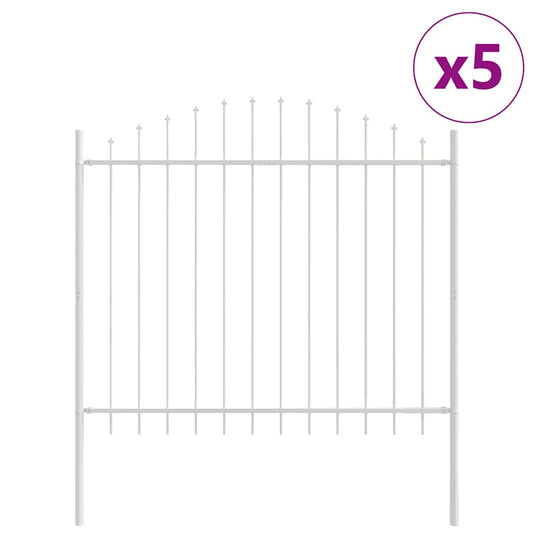 Valla De Jardín 5 Pcs 170 X 165 Cm