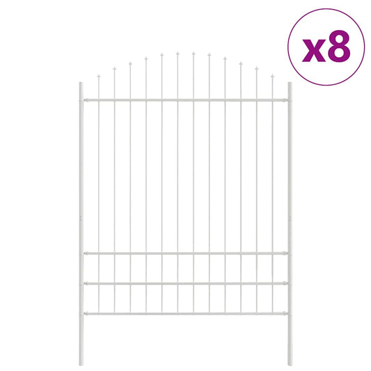 Valla De Jardín 8 Pcs 170 X 225 Cm