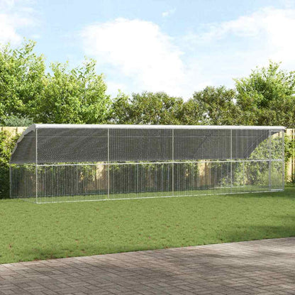 Jaula Para Pollos Plateado 2 X 2 X 2 M Acero Galvanizado