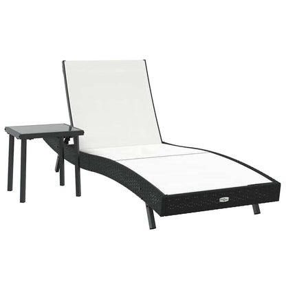 Tumbona 2 Pcs Ratán Sintético