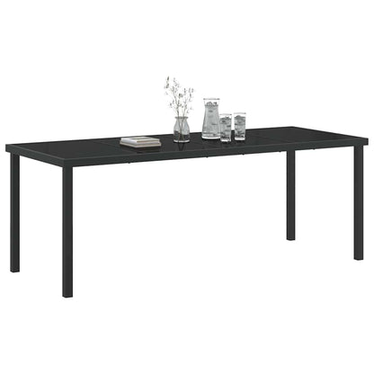 Mesa De Jardín Negro Metal