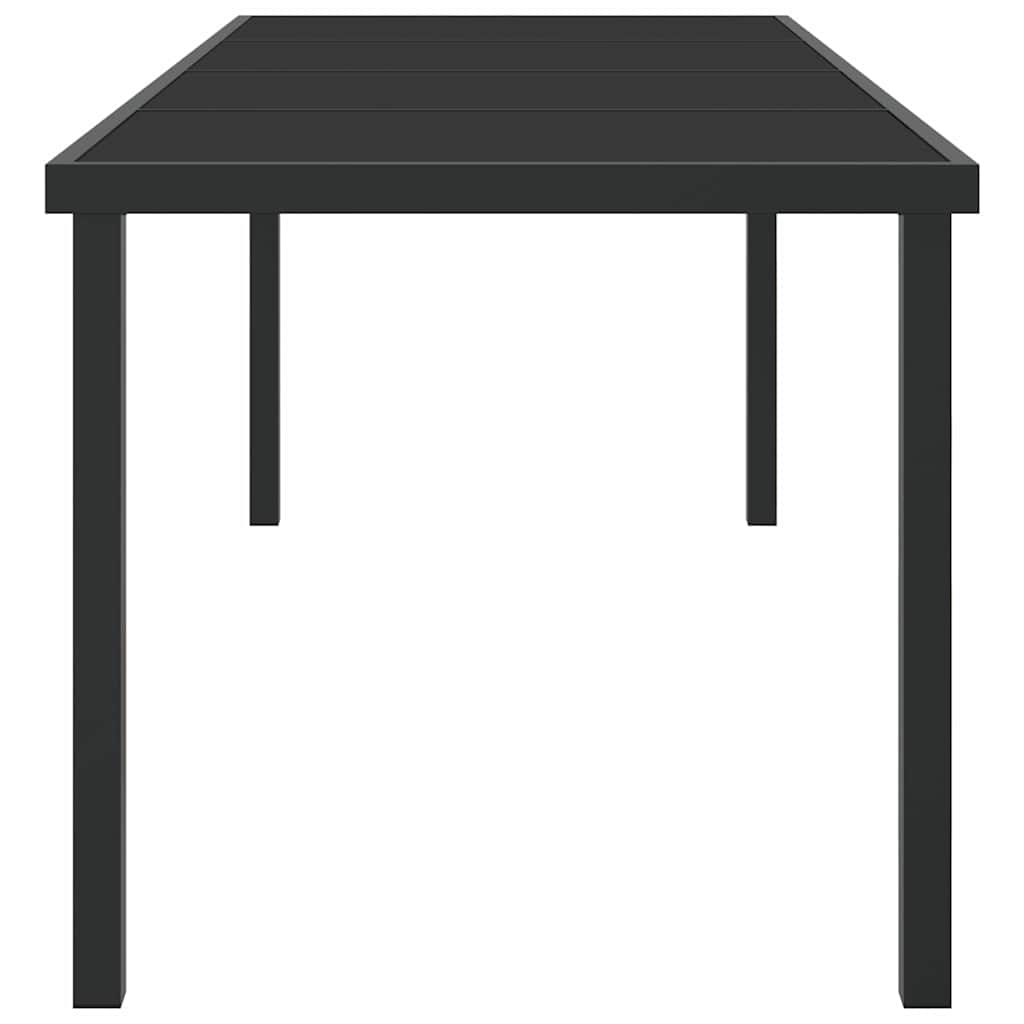 Mesa De Jardín Negro Metal