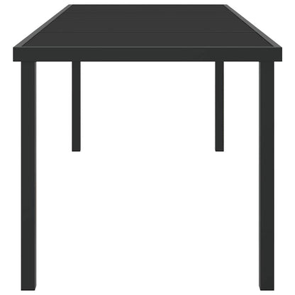 Mesa De Jardín Negro Metal