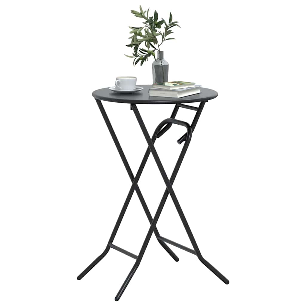 Mesa De Jardín 50 X 50 X 72 Cm Metal