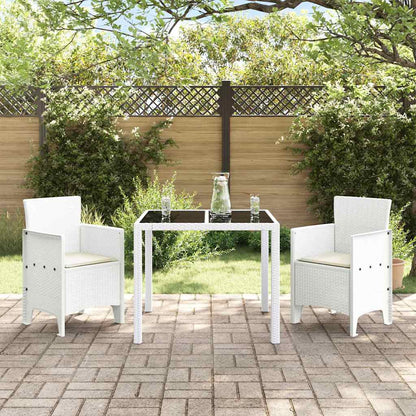 Silla De Jardín Con Cojín 2 Pcs 53 X 49 X 85 Cm Polipropileno