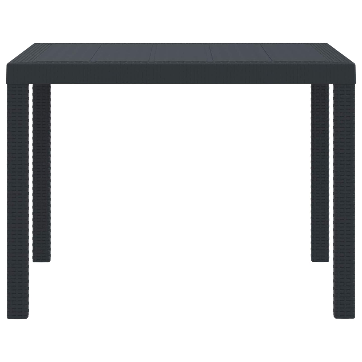 Mesa De Jardín 250 X 100 X 73 Cm Ratán Sintético