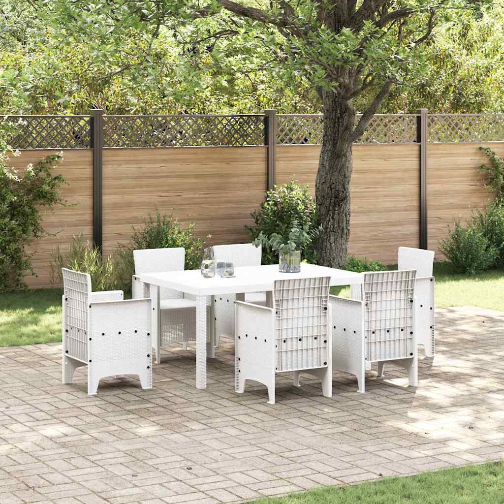 Mesa De Jardín 150 X 100 X 73 Cm Ratán Sintético