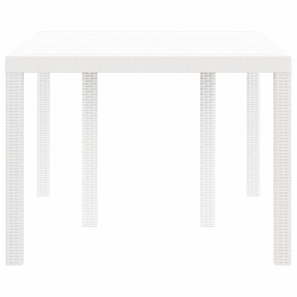 Mesa De Jardín 150 X 100 X 73 Cm Ratán Sintético