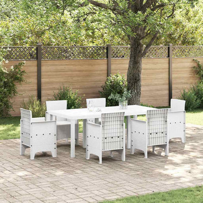 Mesa De Jardín 200 X 100 X 73 Cm Ratán Sintético