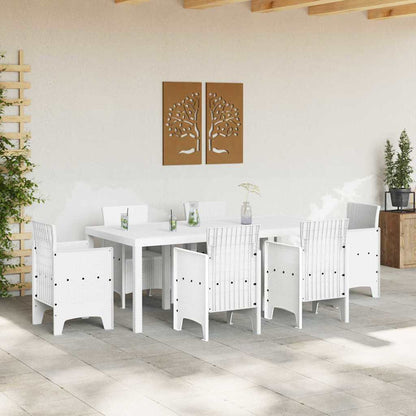 Mesa De Jardín 200 X 100 X 73 Cm Ratán Sintético