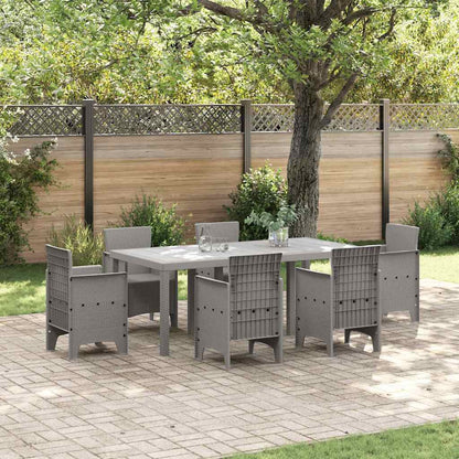 Mesa De Jardín 250 X 100 X 73 Cm Ratán Sintético