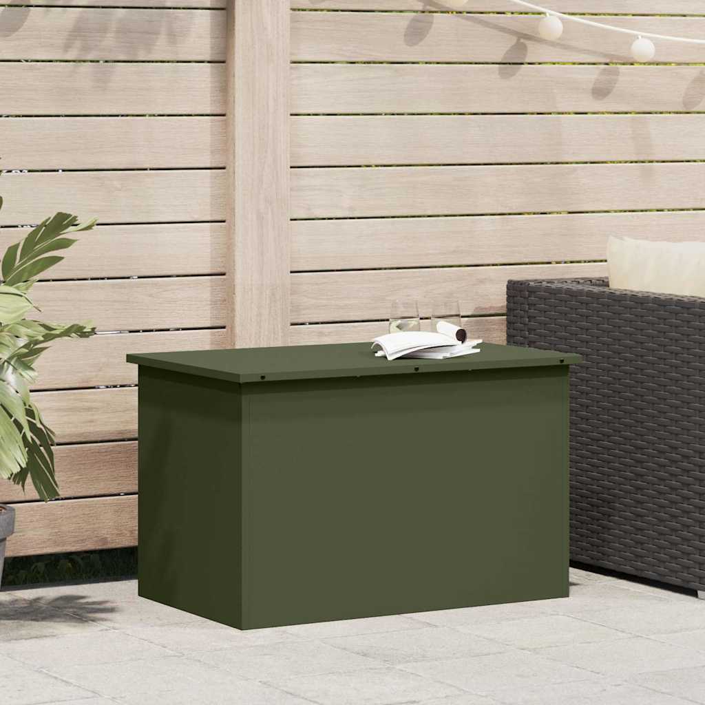 Caja De Almacenamiento Exterior Plateado