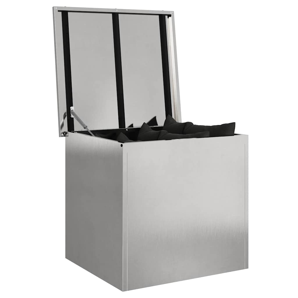 Caja De Almacenamiento Exterior Plateado