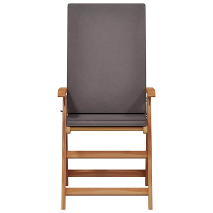 Silla De Jardín 4 Pcs Marrón Y 57 X 71.5 X 104 Cm