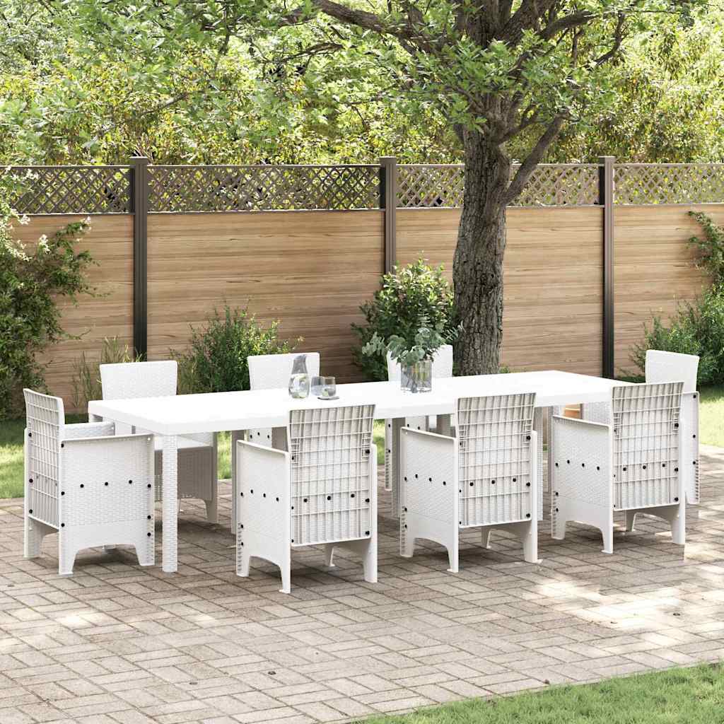 Mesa De Jardín 300 X 100 X 73 Cm Ratán Sintético