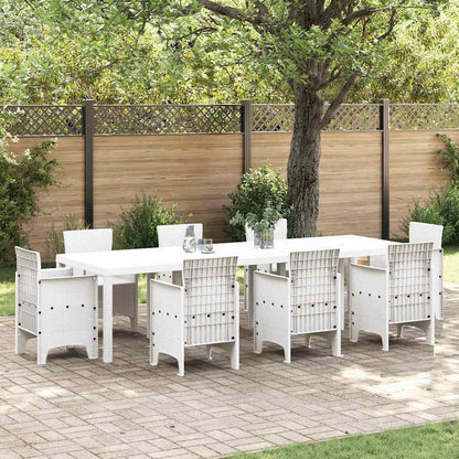 Mesa De Jardín 300 X 100 X 73 Cm Ratán Sintético