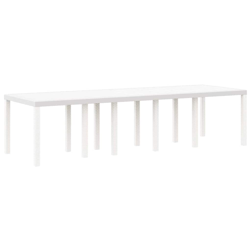 Mesa De Jardín 300 X 100 X 73 Cm Ratán Sintético