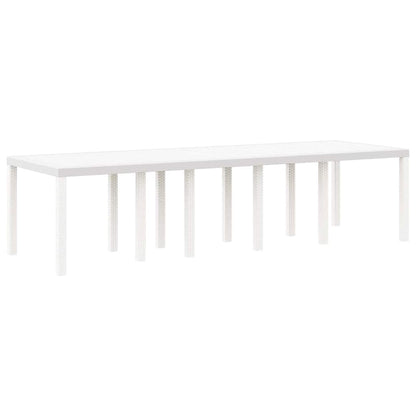 Mesa De Jardín 300 X 100 X 73 Cm Ratán Sintético