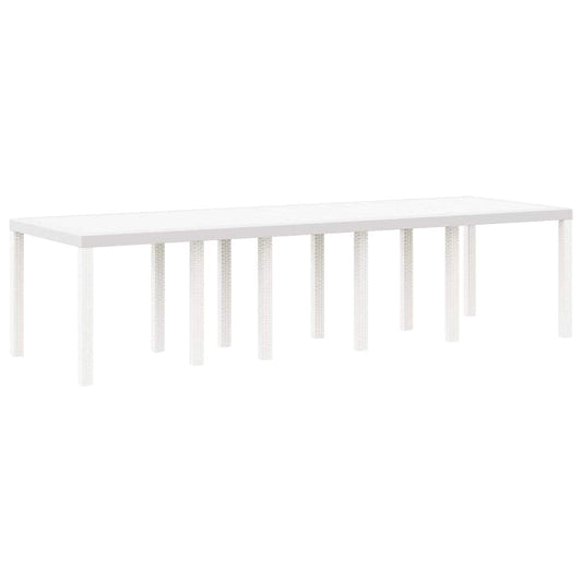Mesa De Jardín 300 X 100 X 73 Cm Ratán Sintético