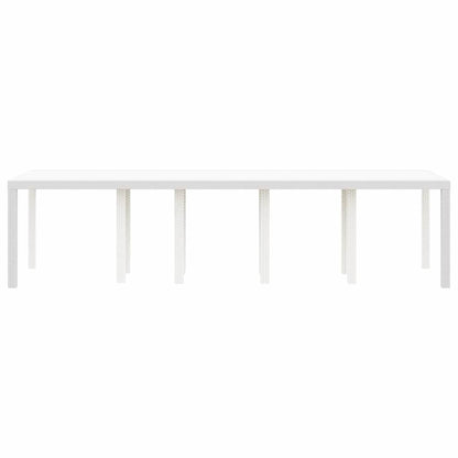 Mesa De Jardín 300 X 100 X 73 Cm Ratán Sintético