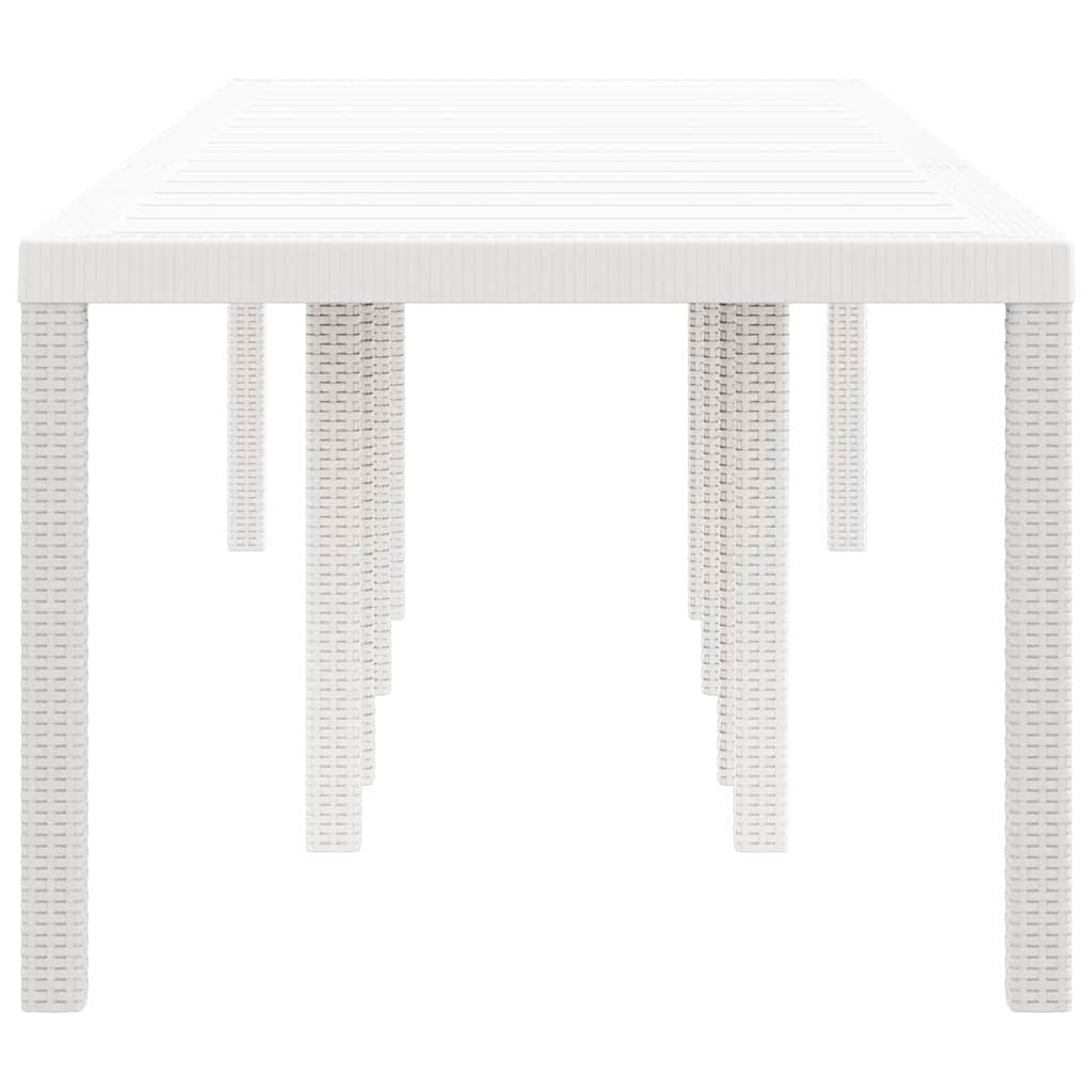 Mesa De Jardín 300 X 100 X 73 Cm Ratán Sintético