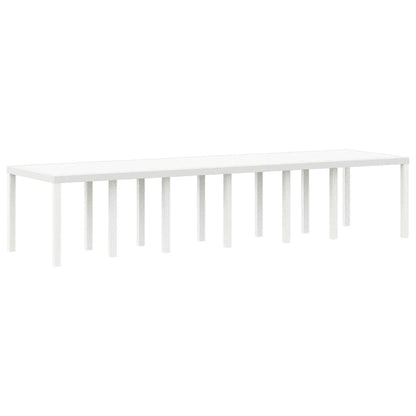 Mesa De Jardín 350 X 100 X 74 Cm Ratán Sintético