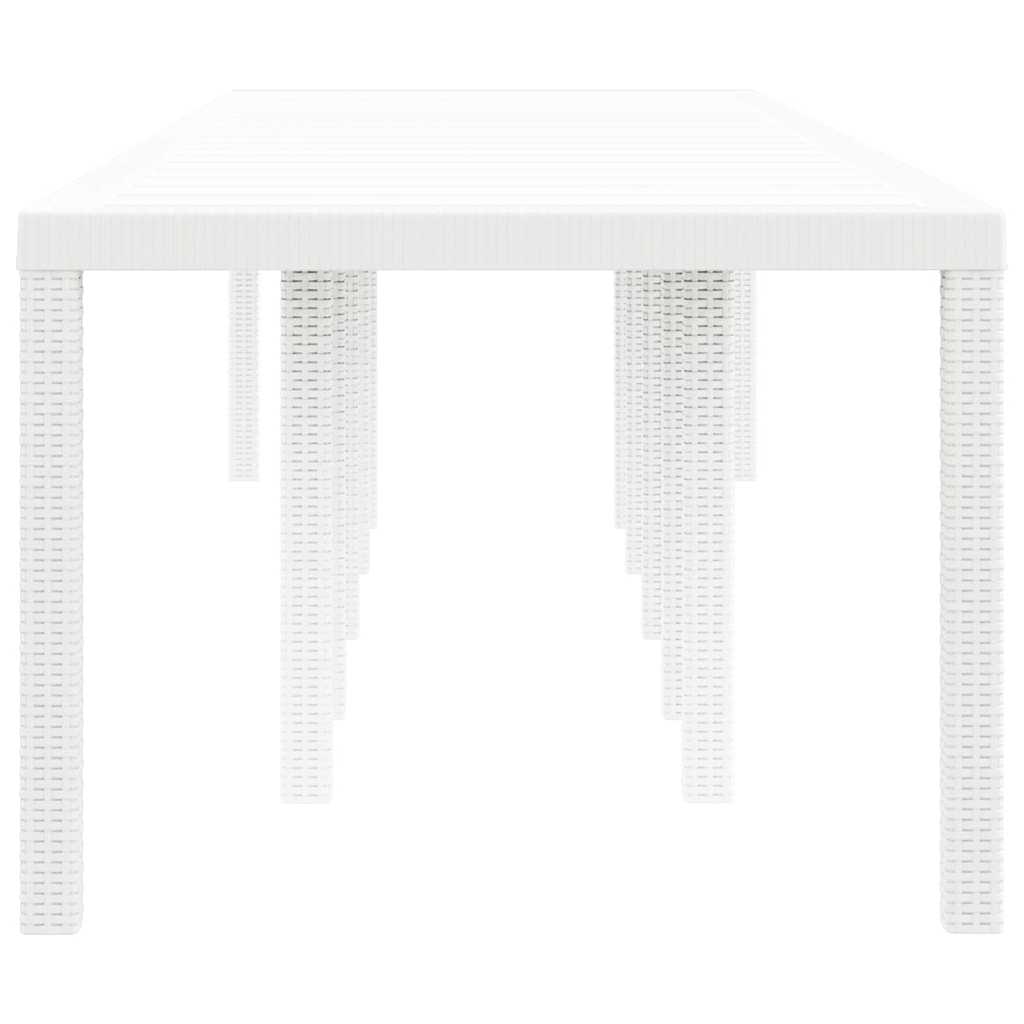 Mesa De Jardín 350 X 100 X 74 Cm Ratán Sintético