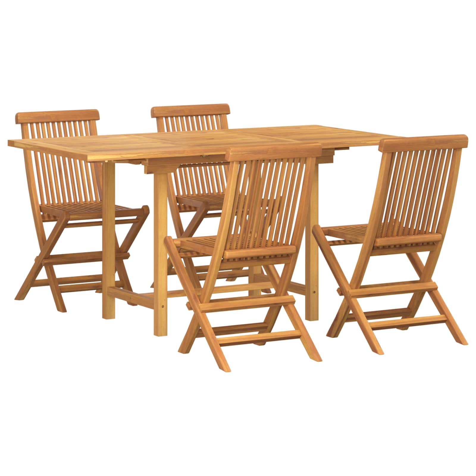 Conjunto De Comedor De Jardín 7 Pcs Marrón