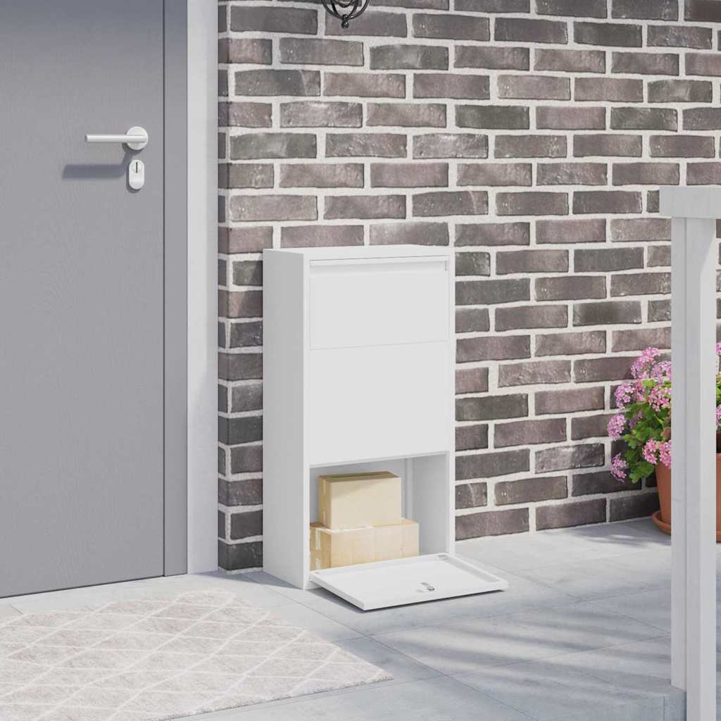Caja De Entrega De Paquetes Con Puerta 44 X 22 X 82 Cm Acero