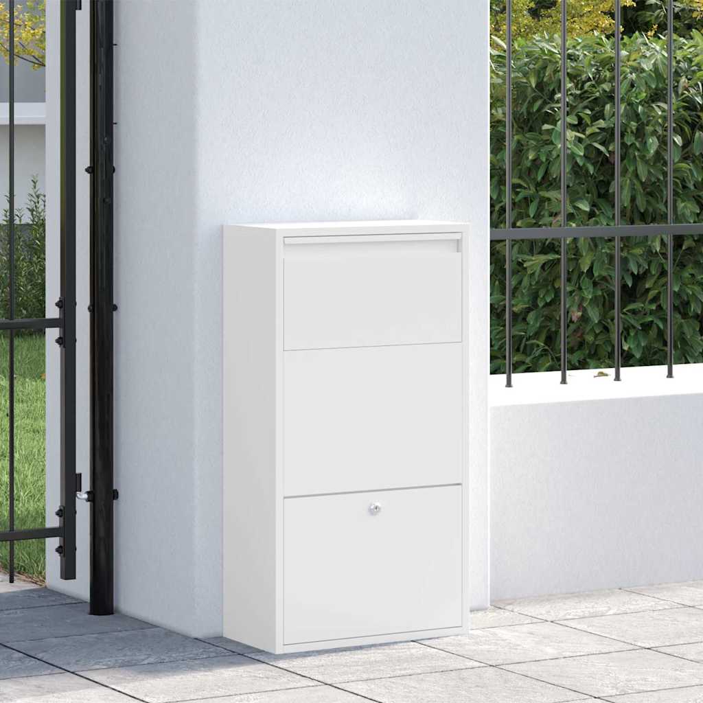 Caja De Entrega De Paquetes Con Puerta 44 X 22 X 82 Cm Acero