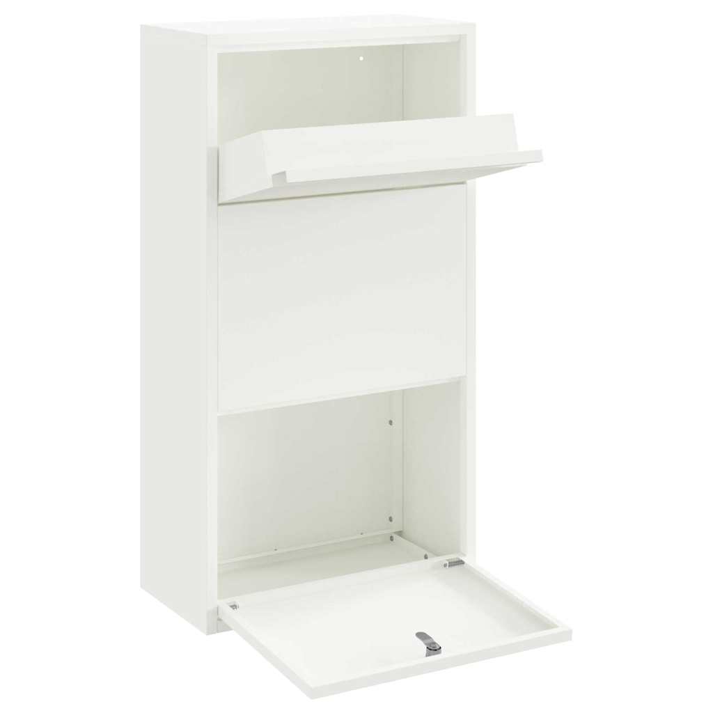 Caja De Entrega De Paquetes Con Puerta 44 X 22 X 82 Cm Acero