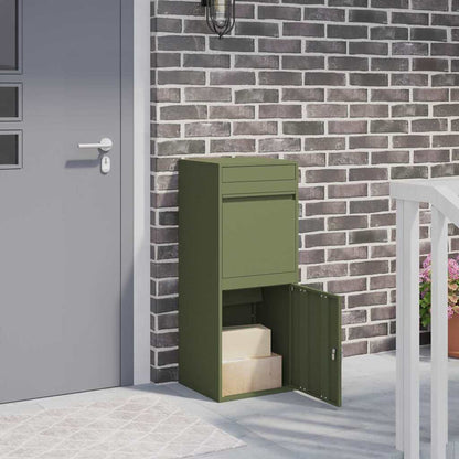 Caja De Entrega De Paquetes Plateado 41 X 38 X 103 Cm
