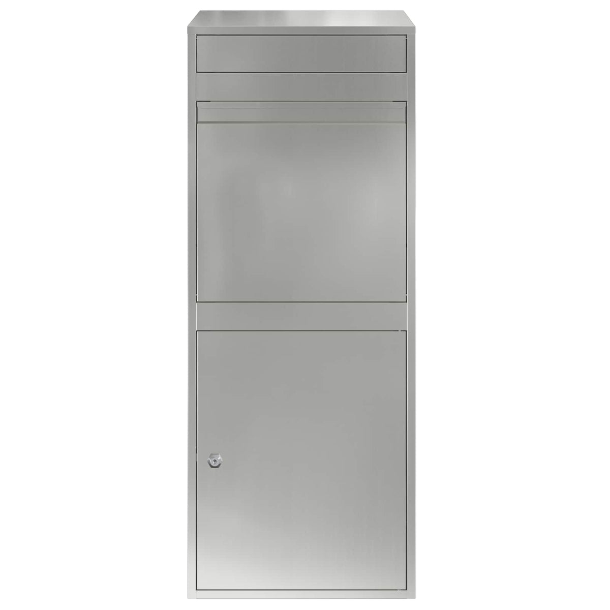Caja De Entrega De Paquetes Plateado 41 X 38 X 103 Cm