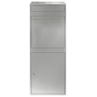 Caja De Entrega De Paquetes Plateado 41 X 38 X 103 Cm