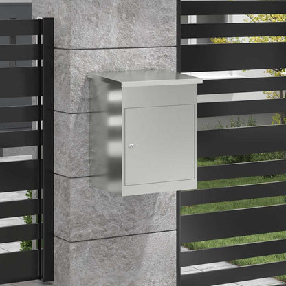 Caja De Entrega De Paquetes Con Puerta Negro 47,5 X 38 X 59 Cm