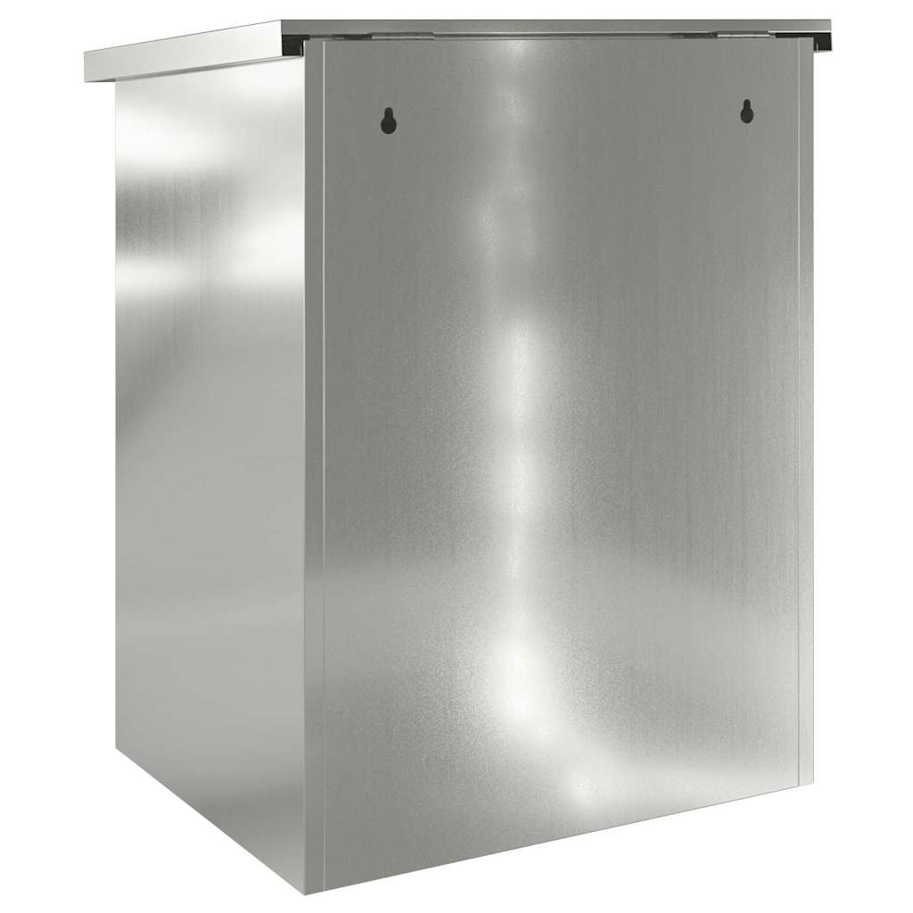 Caja De Entrega De Paquetes Con Puerta Negro 47,5 X 38 X 59 Cm