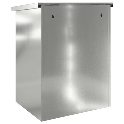 Caja De Entrega De Paquetes Con Puerta Negro 47,5 X 38 X 59 Cm