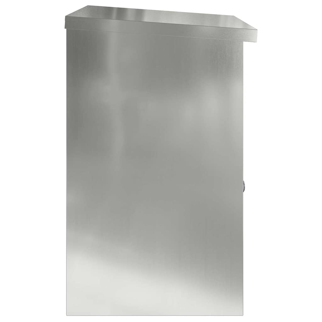Caja De Entrega De Paquetes Con Puerta Negro 47,5 X 38 X 59 Cm