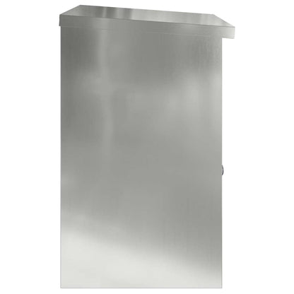 Caja De Entrega De Paquetes Con Puerta Negro 47,5 X 38 X 59 Cm