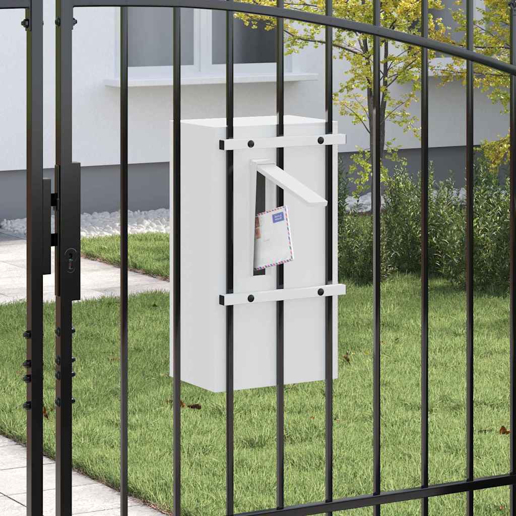Buzón Con Almacenamiento Con Puerta 30 X 20 X 55 Cm Acero