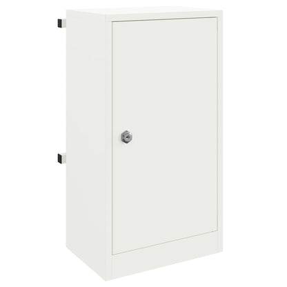 Buzón Con Almacenamiento Con Puerta 30 X 20 X 55 Cm Acero
