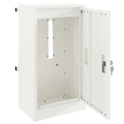 Buzón Con Almacenamiento Con Puerta 30 X 20 X 55 Cm Acero