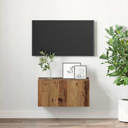 Conjunto De Mueble De Tv Marrón 60 X 30 X 30 Cm