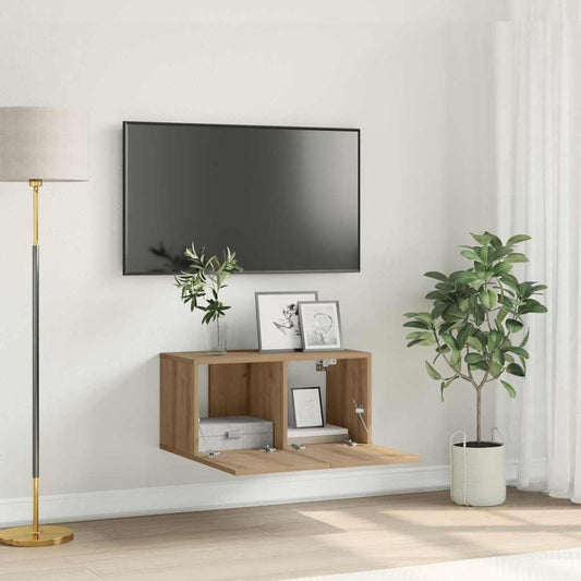 Conjunto De Mueble De Tv Marrón 60 X 30 X 30 Cm