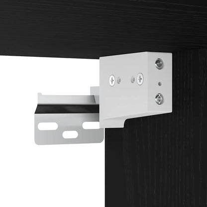 Conjunto De Mueble De Tv 2 Pcs Negro 60 X 30 X 30 Cm