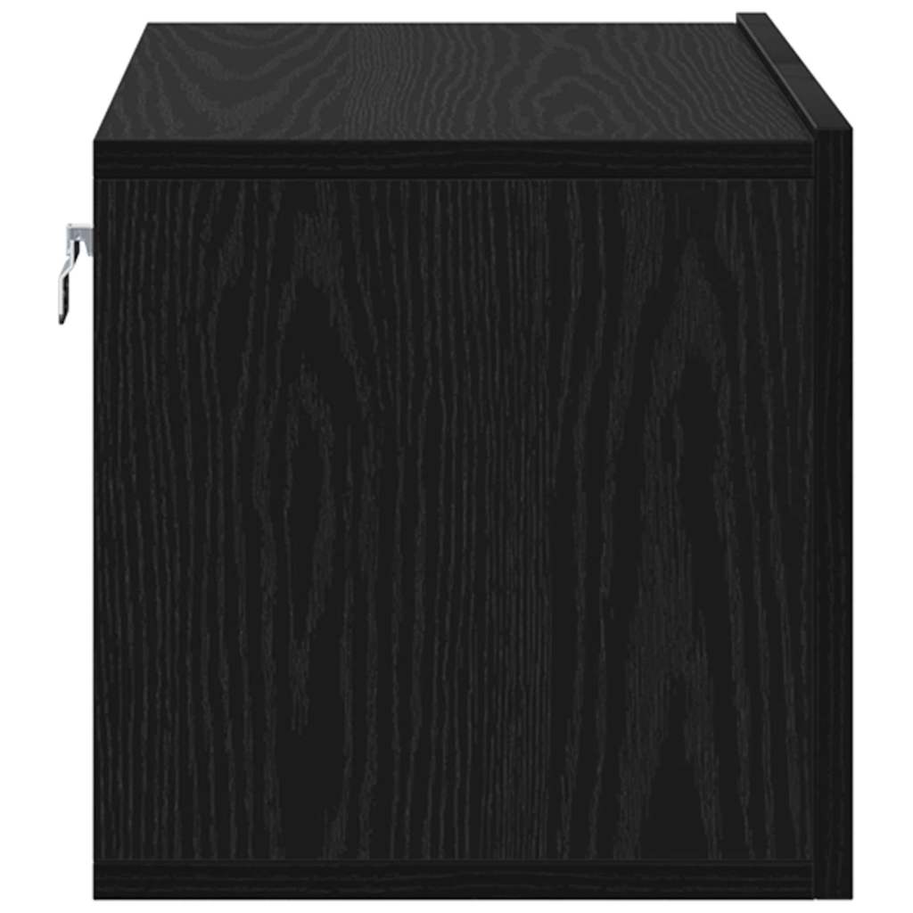 Conjunto De Mueble De Tv 2 Pcs Negro 60 X 30 X 30 Cm