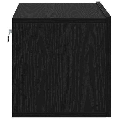 Conjunto De Mueble De Tv 2 Pcs Negro 60 X 30 X 30 Cm