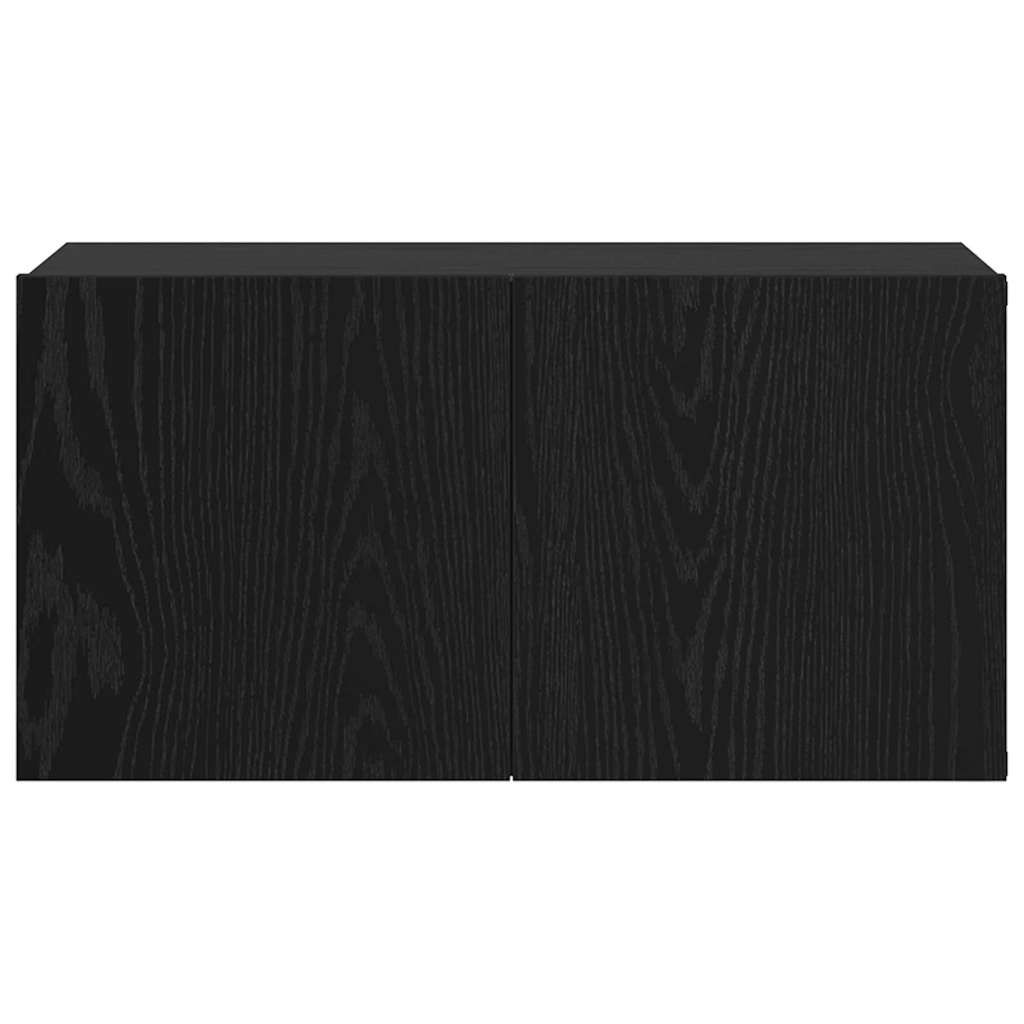 Conjunto De Mueble De Tv 3 Pcs Negro 60 X 30 X 30 Cm