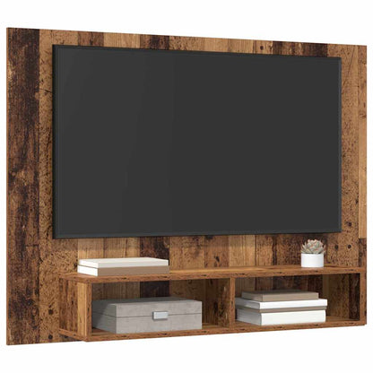 Conjunto De Mueble De Tv Madera Envejecida 120 X 23,5 X 90 Cm